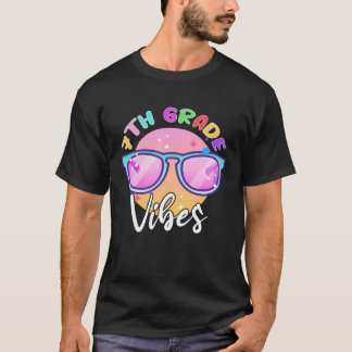 T-shirt 7TH GRADE Grade Vibes Back to School Teacher