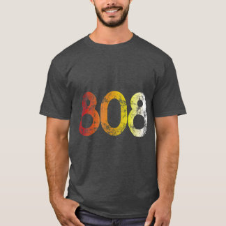 T-shirt 808 Rétro Style Roland Machine à tambour électroni