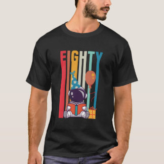 T-shirt 80 Book Reading Astronaut Literary