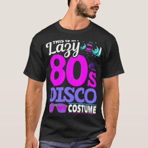 T-shirt 80 Disco Music 1980s Costume Party Retro 80