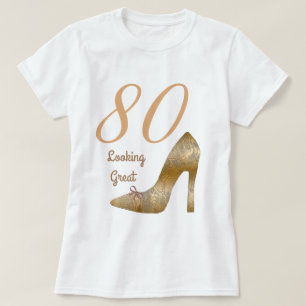T-shirt 80 et l'air grande haute hauteur Bow en cuivre 