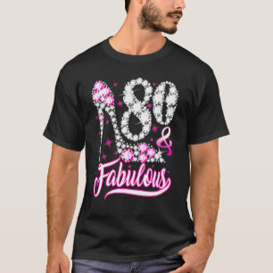 T-shirt 80 & Fabuleux 80e anniversaire Funny Pink Diamond 