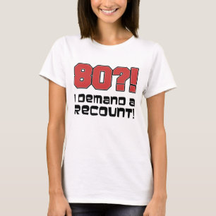 T-shirt 80 ? ! J'exige un recompte