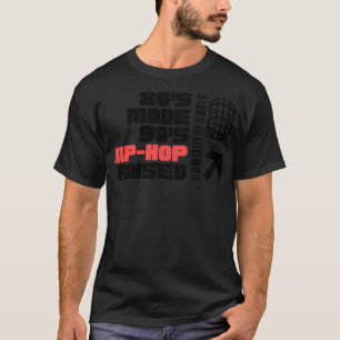 T-shirt 80 S Fabriqué 90 S Hip hop Élevé 1