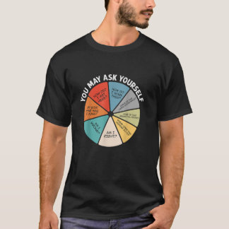 T-shirt 80 s Musique Retro Paroles Diagramme à secteurs Vo
