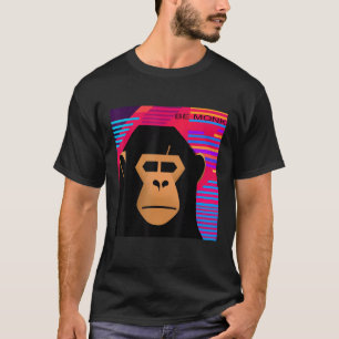 T-shirt 80 s Synthwave Be Monk