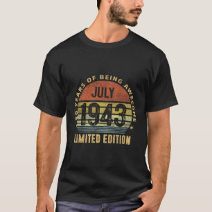 T-shirt 80E 80 Magnifique Depuis Juillet 1943