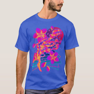 T-shirt 80s Art Sakura Flower Japon Rétro Vaporwave Cherry