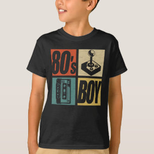T-shirt 80s Boy 1980s Mode 80 Theme Party 80s