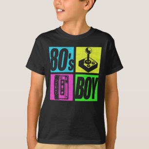 T-shirt 80s Boy 1980s Mode 80 Theme Party 80s