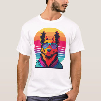T-shirt 80s Canine Coolness