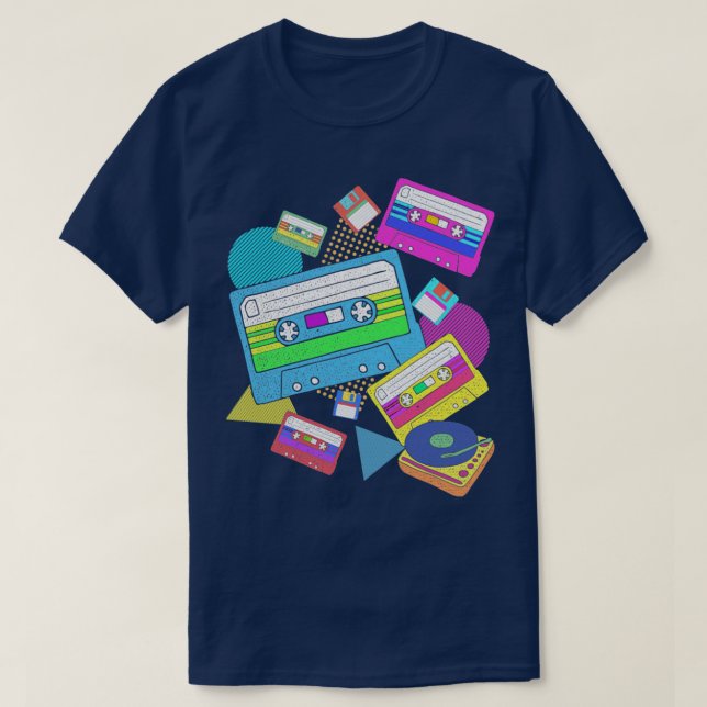 T-shirt 80s Cassette (Design devant)