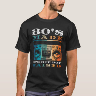 T-shirt 80's Fabriqué Hip hop des 90's Élevé Hommes Femmes