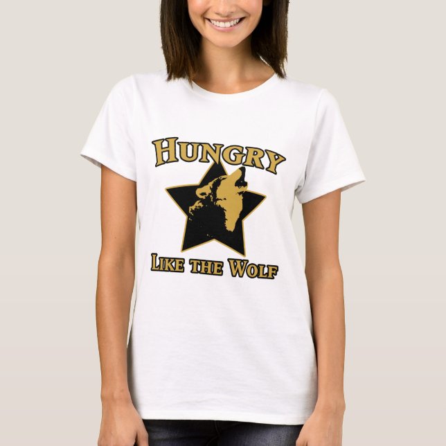 T-shirt 80's Hungry Like the Wolf (Devant)