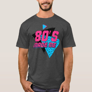 T-shirt 80s Made Me, Retro Vintage Music Design