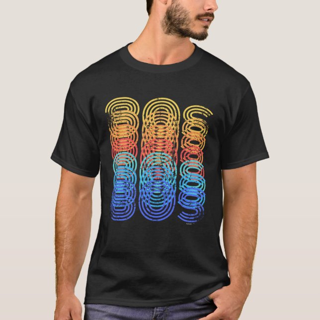 T-shirt 80s pour 80s rétro fête vers les années 80 (Devant)
