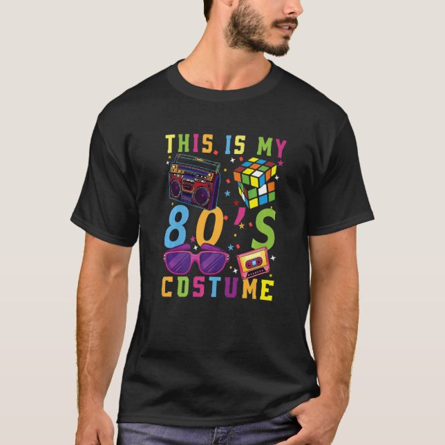 T-shirt 80's Retro Fashion Throwback Culture 1980 Disco Mu (Devant)
