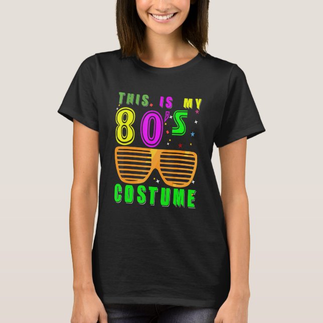 T-shirt 80's Retro Fashion Throwback Culture 1980 Disco Mu (Devant)