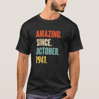 T-shirt 81 Ans 81e Anniversaire Extraordinaire depuis le 1