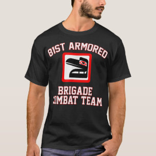 T-shirt 81e Brigade blindée Équipe de combat Père vétéran 