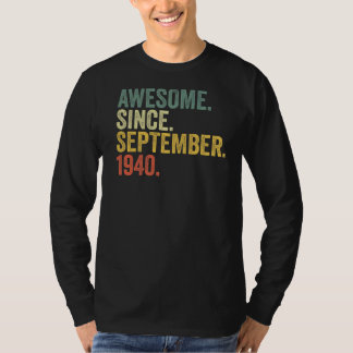 T-shirt 82e anniversaire stupéfiant depuis septembre 1940 
