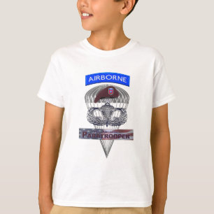 T-shirt 82e bataillon supérieur aéroporté avec drapeau amé