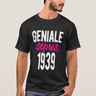 T-shirt 82ème anniversaire Humour stupéfiant depuis 1939