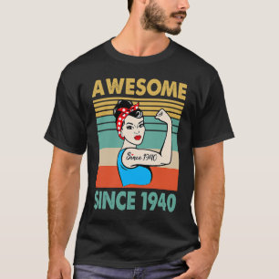 T-shirt 83 Ans Awesome depuis 1940 83ème anniversaire
