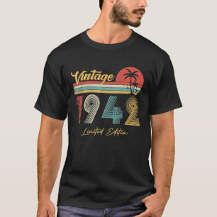 T-shirt 84 ans Vintage 1942 Edition limitée 84e