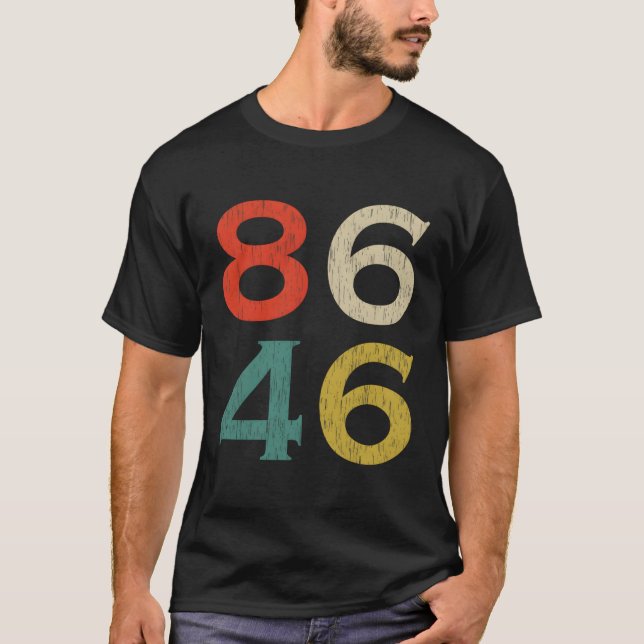 T-shirt 8646 86 46 Impeach 46 (Devant)