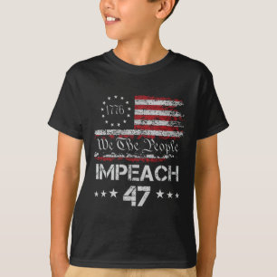 T-shirt 8647 Anti Trump Impeach Trump Impeach 47 Résister