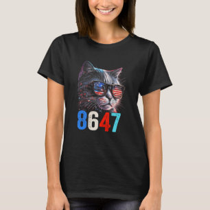 T-shirt 8647 rétro 86 47 Amoureux de les chats
