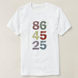 T-shirt 86 45 25 - attaquez l'atout avec la 25ème