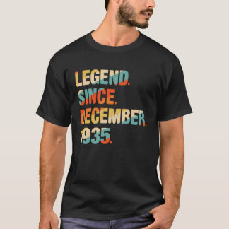 T-shirt 86e anniversaire Légende 86 ans depuis le 1er déce