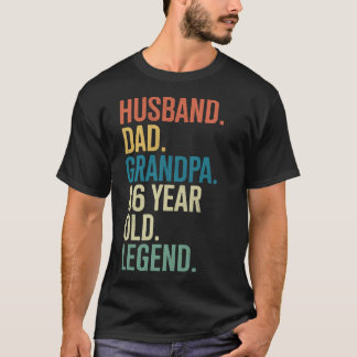 T-shirt 86e anniversaire mari papa grand-père légende 86 a