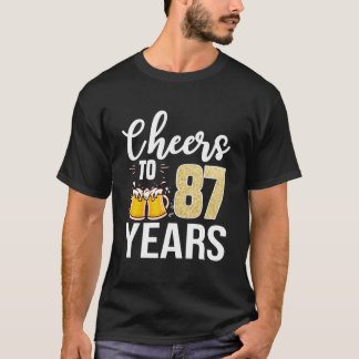 T-shirt 87Th Acclamations pour la bière 87