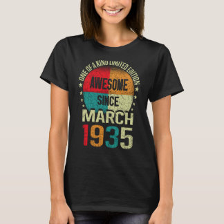 T-shirt 88 Année stupéfiante depuis mars 1935 88ème Birt V
