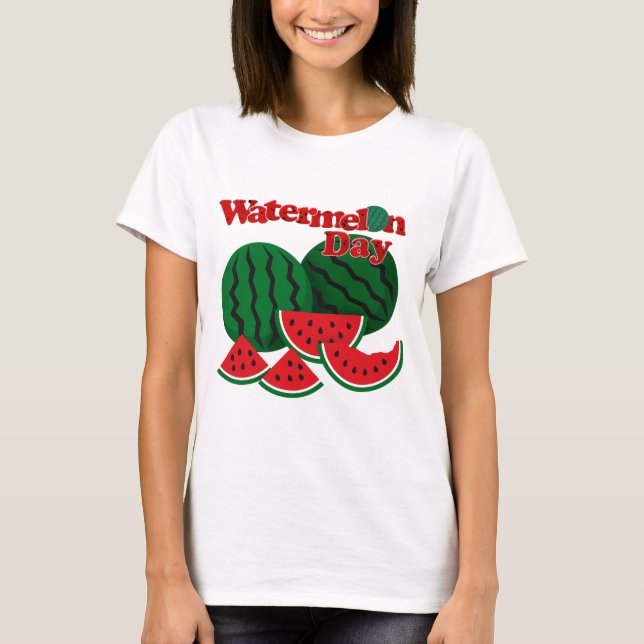 T-shirt 8-3 Jour de la pastèque (Devant)