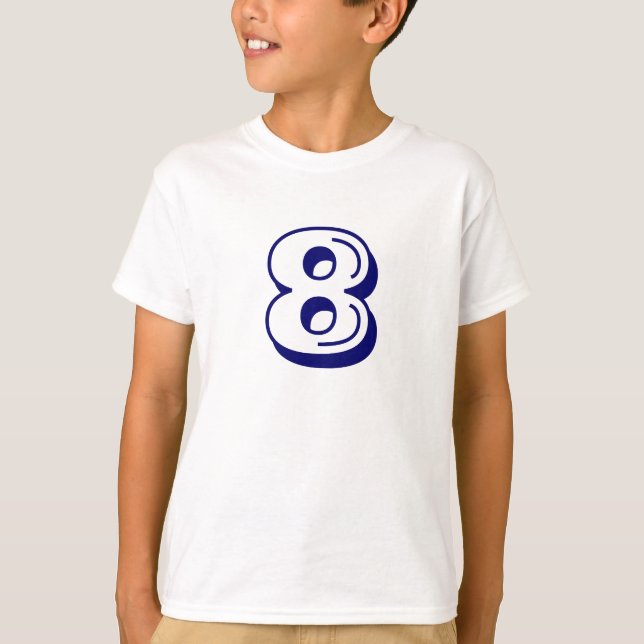 T-shirt 8 années (Devant)