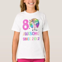 8 Anniversaire de l'Unicorn Dabbing, 8 Ans
