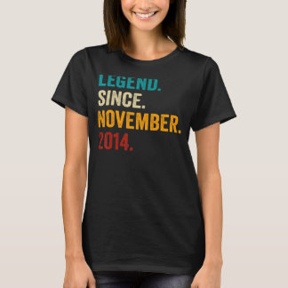 T-shirt 8 Ans 8 Anniversaire de la légende des garçons dep