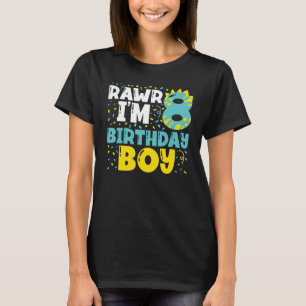 T-shirt 8 Ans 8e anniversaire garçon Dinosaur enfant bébé