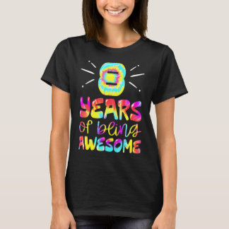 T-shirt 8 Ans D'Être Étonnant Tie Dye 8 Ans 8E B