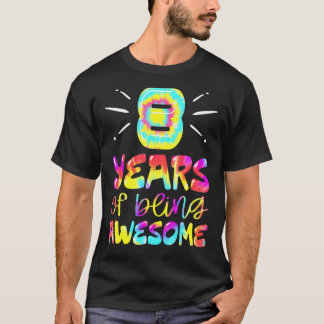 T-shirt 8 Ans D'Être Étonnant Tie Dye 8 Ans 8E B