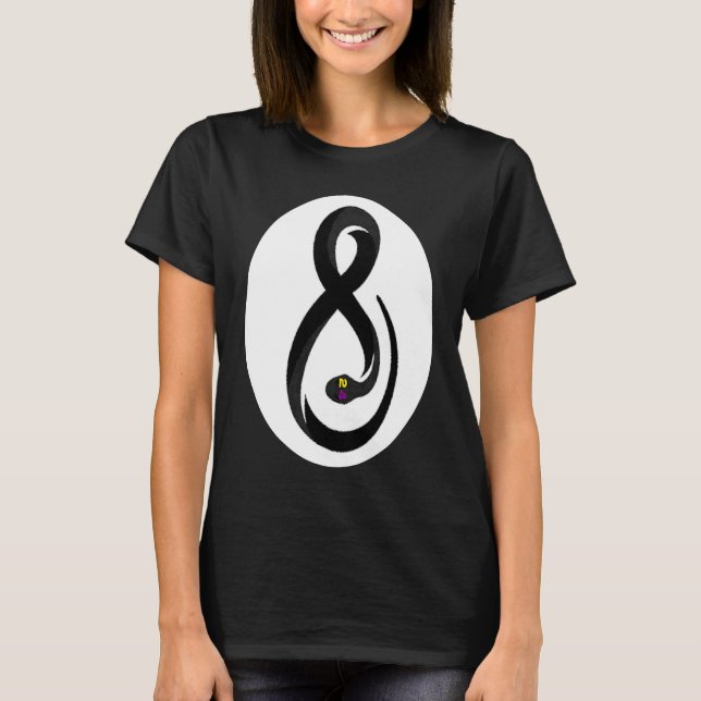 T-shirt 8 ball 24 mamba casual (Devant)