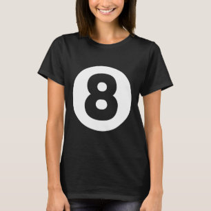 T-shirt 8 Billard Ball Lazy Costume Halloween Drôle Magi