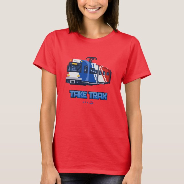 T-Shirt 8 bits TRAX (Devant)