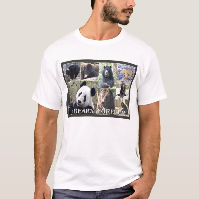 T-SHIRT 8 OURS POUR TOUJOURS (Devant)