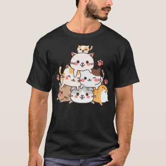 T-shirt 8 sur 10 chats fait compte à rebours