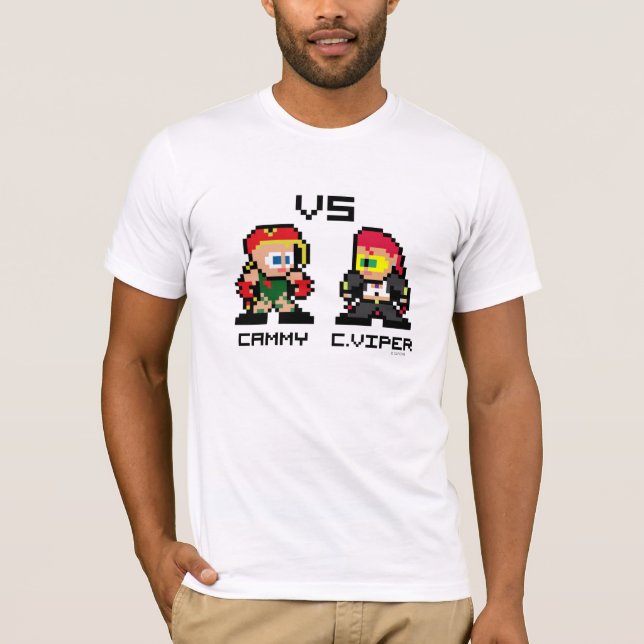 T-shirt 8bit Cammy CONTRE C.Viper (Devant)